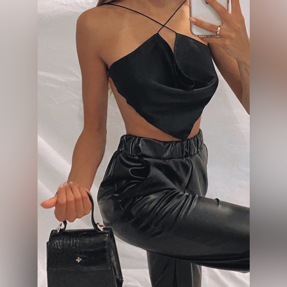 Black Women’s Crop Top